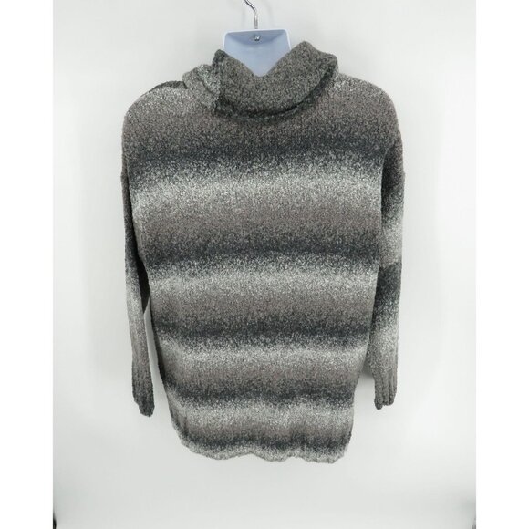 Style & Co Gray Striped Cowl Neck Sweater XL NWOT - Picture 4 of 4